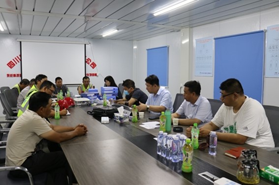 東綸科技檢查組赴天津新項(xiàng)目施工現(xiàn)場(chǎng)開展安全檢查