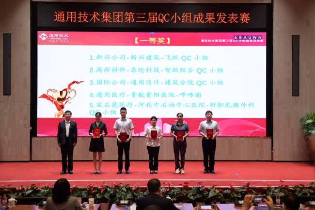 喜報(bào)！通用技術(shù)新材東綸科技榮獲集團(tuán)第三屆QC小組成果發(fā)表賽一等獎(jiǎng)